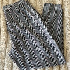Banana Republic High Rise Tapered Plaid Pants Women’s Size 2 Petite